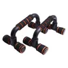 Push-Ups Stands 1 Pair I Shape Rack Fitness Equipment Hand Sponge Grip Bar Muscle Training Chest Home Gym 221130