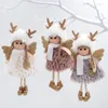 Decorações de Natal artesanato artesanal de anjo de anjo pingente de pingente pendurado ornamentos pendurados 2022 Toy de presente de natal #20