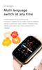 Tela de toque de toque completa UM68T 1.69 Bluetooth Passo Detec￧￣o de temperatura Din￢mica Din￢mica Sleep Sleep Smart Watch AirPods Max