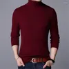 Pulls pour hommes Classique Hommes Automne Hiver Épais Chaud Pull Hommes Tricoté Pull En Laine Pull À Col Roulé Top