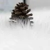 크리스마스 장식 90cm 나무 치마 가짜 모피 카펫 눈송이 흰색 플러시 홈 크리스마스 연도 장식 노엘 앞치마 장식 221130
