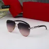 2023 Diseño clásico de moda Gafas de sol polarizadas de lujo para hombres Mujeres Piloto Gafas de sol UV400 Gafas Marco de metal Lente Polaroid 0855 Con caja de LOGOTIPO y estuche 7 colores