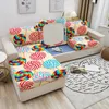 Housses de chaise dessin animé rose canapé siège housse de coussin pour salon crème glacée imprimé Stretch protecteur