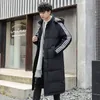 Mens Vests Winter Hooded Down Jackets Long Comfortable and Versatile Casual Coats 221130