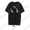 20ss Fashion Herren T-Shirts Br Ow New "Kuss" Kissing Series Ölgemälde Direct Spray Damen T-Shirt Lose und vielseitige kurze Ärmel