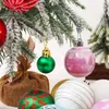 Julekorationer 44st Tree Ball Decor Santa Claus Star Snowflake Hängen Merrament DIY Party Supplies 221130