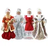 Christmas Decorations 48CM Tree Topper Mrs Santa Claus Grandma Figurine top Desktop Ornaments Home Decor Gift 221130