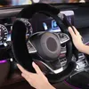 4 Colored Diamonds Car Steering Wheel Cover 38cm Uninversal Anti Slip Auto Warm Plush