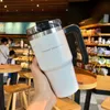 Water Bottles High Capacity 304Stainless Steel Coffee Cup Thermos Mug With Handle Car Vacuum Flask Travel Insulated Bottle Cups 221130