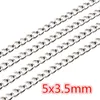 5 Meters/Lot Never Fade Stainless Steel Multi Styles Necklace Chains For DIY Jewelry Making Findings Accessories Handmade