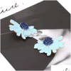 Stud mode sieraden bloemenstudie oorbellen voor vrouwen email Daisy drop levering Dh96s