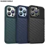 Telefonfodral för iPhone 15 14 13 12 XR XS X Mini Pro Max 8 7 Samsung Plus Robust Shield Frosted Texture Case Stripe Funda