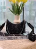 Sacs à la mode de créateur de luxe en nylon apparence élevée légère grande capacité plissée sac à bandoulière