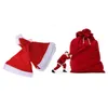 クリスマスデコレーション10pcs/set hat santa claus xmas year for yearホームギフトパーティー用品Navidad221130