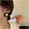 Stud Fashion Jewelry S925 Sier Post Stud Boucles d'oreilles Irregar Géométrique Rond Drop Livraison Dhtgi