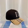 مصمم قبعة الشمس الفاخرة Casquette قبعات أزياء Aldult الرجال النساء قبعة بيسبول القطن الشمس الهيب هوب القبعات الكلاسيكية