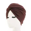 أزياء بوهيميا تويست Turban وشاح أنثى Bandana عصابة رأس المرأة حجاب CEMO CAP Ladies رأس يلف غطاء الرأس المسلم