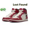 1 1s Mens Basketball Shoes Sneaker Lost And Found Gorge Green StarFish Bred Patent Dark Mocha Denim Silver Toe Newstalgia Shadow Men Women Trainers Sports Sneakers