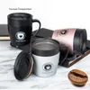 Bouteilles d'eau Poignée Tasse À Café En Acier Inoxydable Thermos Tasses Fiole À Vide Thermo Bouteille Adulte Bussiness Hommes Thé Portable Thermocup 330 ML 221130