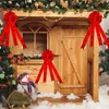 Decorazioni natalizie hudiejie Ghirlanda Archi Fiocco regalo multistrato per porta d'ingresso Decorazione da parete per interni ed esterni 221130