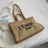 Design Bag Factory Wholesale and Retail Wtern Style Straw Woven Large Capacity Women 2023 New Fashion Tote Bag Summer Texture Shoulder