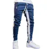 Pantalons pour hommes Joggers pour hommes Casual Fitness Pantalons de survêtement Sports Track Zipper Cordon Noir Gymnases Pantalon 221130