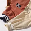 Männer Jacken Bär Stickerei Patchwork Cord Baseball Jacke Herren Streetwear Vintage Harajuku Oversize College Stil Paare Mäntel 221129