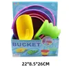 Sable Play Water Children Children Bucket Bucket pliable jouet portable Game d'été Télescopique Toys Toys Multi Put Storage 221129