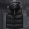 Coletes masculinos plus size l7xl outono coletes de inverno masculino com capuz camuflage jaqueta sem mangas para homens com bolsos grandes 221130