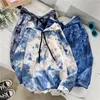 Heren Hoodies Sweatshirts Men Fashion Tie Dye Handige High Street Cool Loose Tieners Male Hip Hop Young Hrarjuku All Match Casual Hooded BF 221129