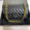 المرأة التجميلية حقائب صغيرة حقيبة WOC CF Boy Designer أصلي جلدي القابض كلاسيكي رفرف اليد الأزياء Crossbody السفر الكتف