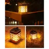 Creative Outdoor Solar IP55 Lawn Lamp Flashing Flame Light Waterproof For Home Garden Office Bar Wedding Party Decoration