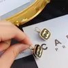 Luxury Earings Charm Designer Earrings 18k Gold Plated Earring Brand Fashion SMycken Rund Design för kvinnor Bröllopsfest Accessor230h