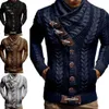 Montos masculinos Casaco de jaqueta de malha térmica da moda 5 tamanhos toques suaves homens confortáveis ​​para desgaste diário 221130