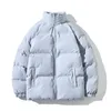 Mens coletes homens calorosos jaqueta de inverno sólido parka colar jackets de colarinho de gola feminina grossa bolha coreana de moda mais tamanho 221130