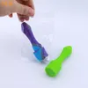 DHL-expédition Mini Silicone NC Avec 10 MM Embouts En Acier Inoxydable Tuyau De Fumer Silicone Paille Huile Rig verre brûleur à mazout tuyau filtre à fumée accessoires 710