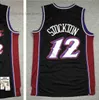 Custom Youth Kids Men Basketball Jerseys 32 Karl 12 John Malone Stockton 30 Carlos 7 Pete Arroyo Maravich Retr