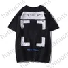 Men's T-shirts New Fashion Brand Gradient Arrow Print Women's Youth Large Loose Short T-shirtprinted Letter x the Back