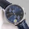 orologi di design da uomo orologio da polso meccanico i-wc Movimento L3HX Portogallo Seven Importato catena da 7 giorni Long Power Sapphire M5RC