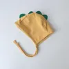 Berets Spring осень детская шляпа защитные фанаты ушные шапочки милые динозавры угол для мальчика девочка бомбардировщики.