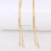 Chains 10pcs Gold Chain For Making Necklace Adjustable Jewelry Supply DIY