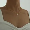 Anhänger Halsketten Europäische und amerikanische natürliche Perlenkette weibliche Design Sinn Französisch Retro Schlüsselbein Kette Frühling Sommer Produkte