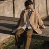 Hommes Vestes Trench Hommes Solide Style Japonais Adolescents Lâche Confort Automne Quotidien Allmatch À La Mode Longue Haute Qualité Hommes Outwear Casual 221130