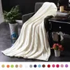 Couvertures 50x70cm Portable solide Air canapé literie jette flanelle couverture hiver chaud Super doux drap de lit pour enfants enfants maison Textile 221130