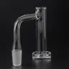 Full Weld Control Tower Quartz Banger Smoking Beveled Edge 16mmOD Smoke Nails With 20mmOD Diamond Carb Cap Solid Etched Terp Pillars For Glass Water Bong Dab Rig Pipes