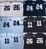 NCAA College 26 Saquon Barkley 9 Trace McSorley 11 Micah Parsons 24 Miles Sanders Mens Football Stitched Jerse