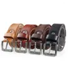 Riemen heren gordel legering pin buckle lederen koplaag cowhide designer ontwerp high-end voor mannen