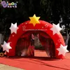 Özelleştirilmiş 5x3mh reklam şişirilebilir yıldızlar arhces giriş kemerli kapı patlama parti etkinliği dekorasyon oyuncakları spor