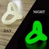 Altri articoli di bellezza per la salute Semen Cock Penis Ring Flash In The Night Silicone riutilizzabile Ingrandimento dello scroto Ritardo Eiaculazione Uomini Masturbazione Giocattolo 221130