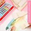 Painting Pens 5 pcs Watercolor Oil brush Wool hair Art Brush Acrylic Wooden Long handle Building Household Cleaning Wall Tool 221130